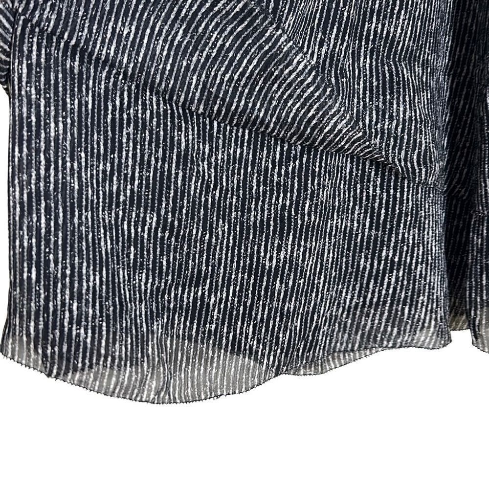 Eileen Fisher System, Women's 'Elemental' Mini Dress, Silk Crinkle, Black, Large - Picture 6 of 11